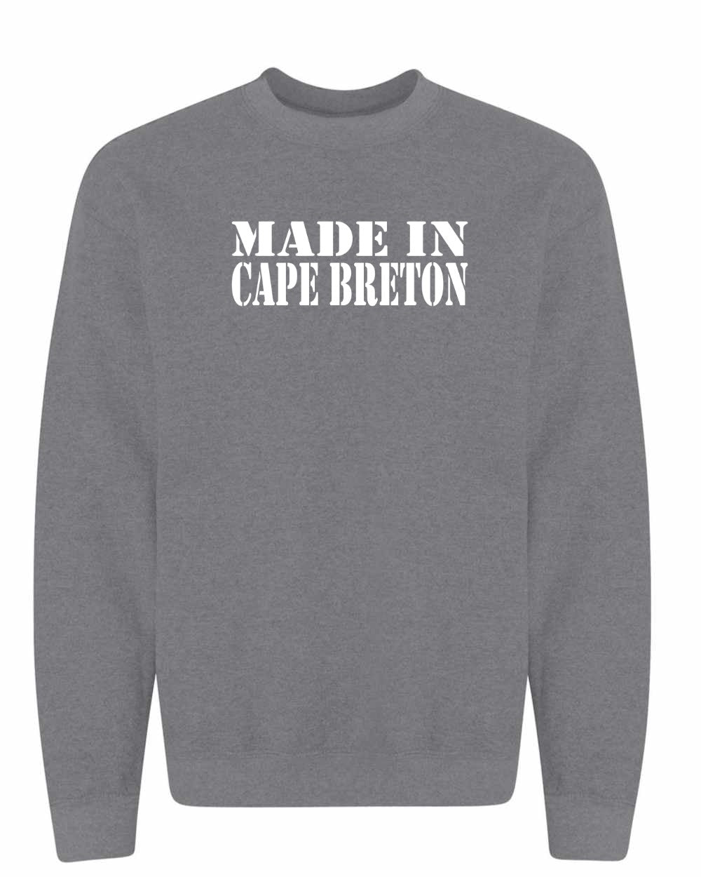 Made In Cape Breton White Full Crewneck Sweatshirt