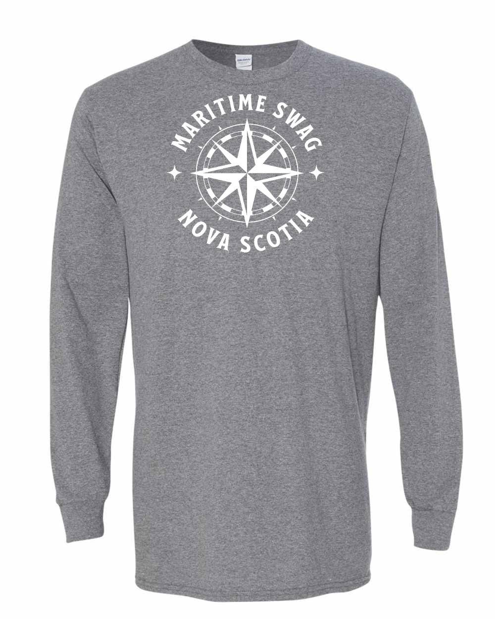 Maritime Swag Nova Scotia Compass Full Long Sleeve Tee