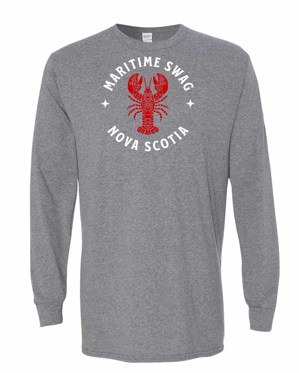 Maritime Swag Nova Scotia Mandala Red Lobster Full Long Sleeve Tee
