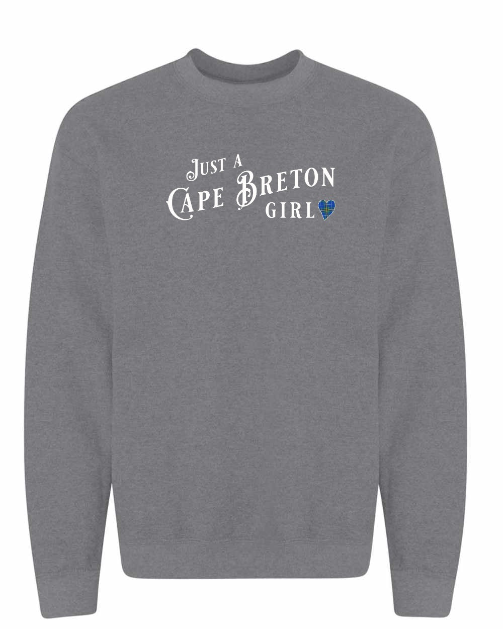 Just a Cape Breton Girl Tartan Full Crewneck Sweatshirt
