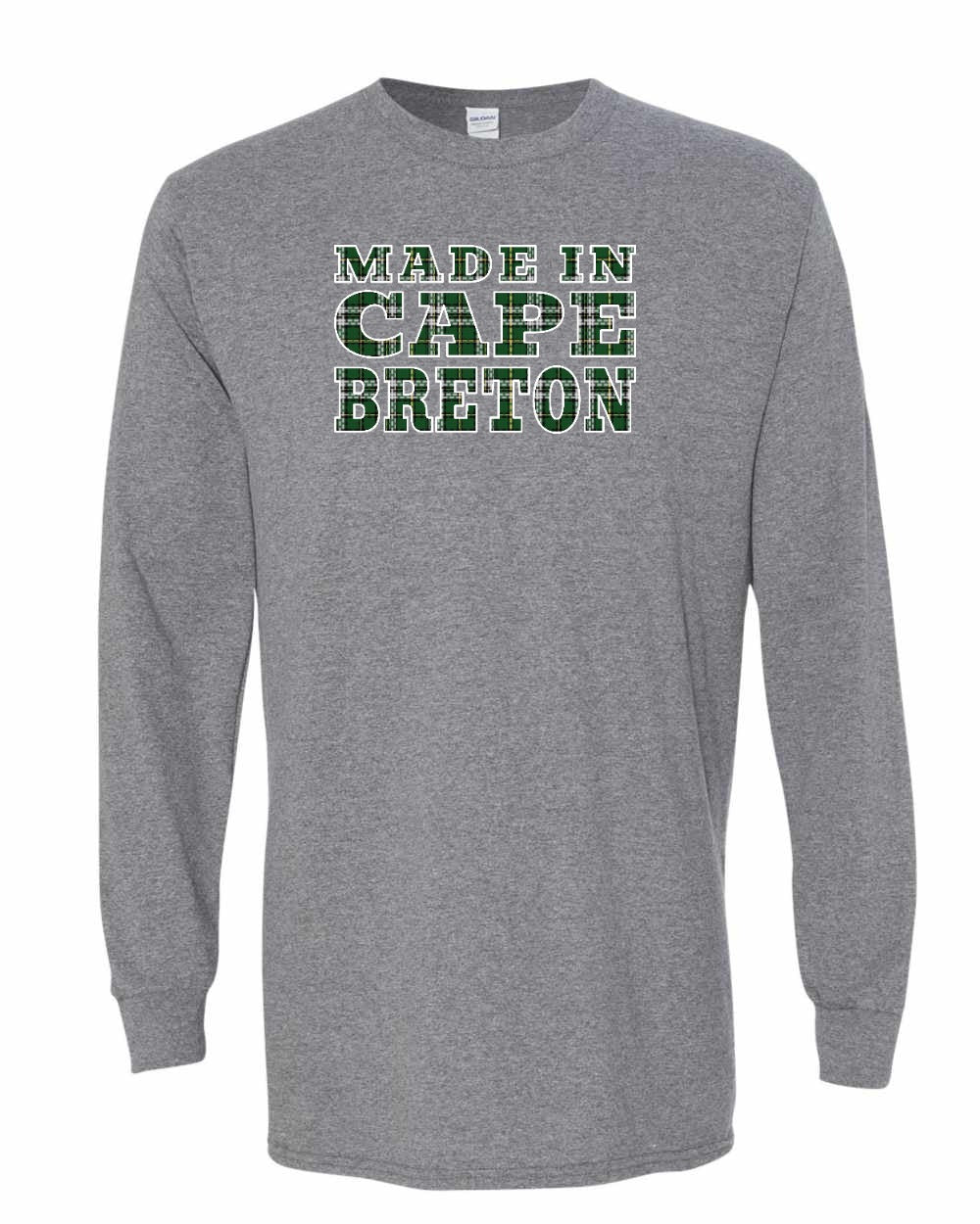 Made In Cape Breton Tartan Full Long Sleeve Tee