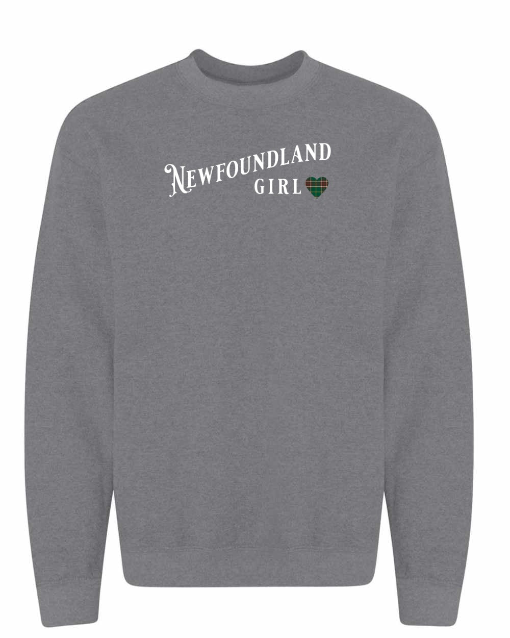 Newfoundland Girl Tartan Full Crewneck Sweatshirt