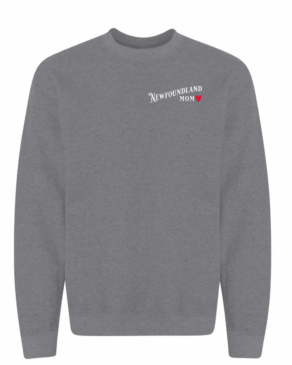 Newfoundland Mom Left Chest Crewneck Sweatshirt
