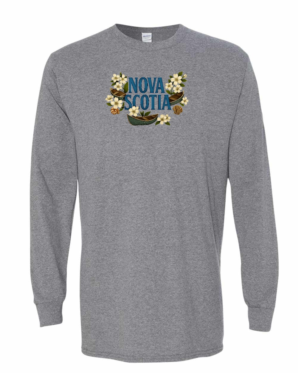 Nova Scotia Flowers Full Long Sleeve Tee