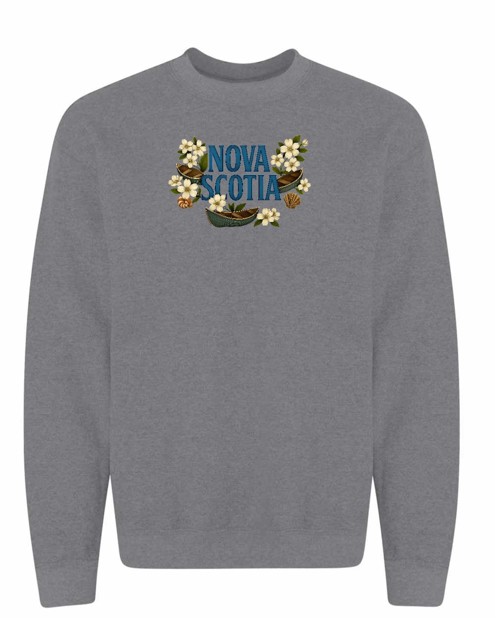 Nova Scotia Flowers Full crew-neck