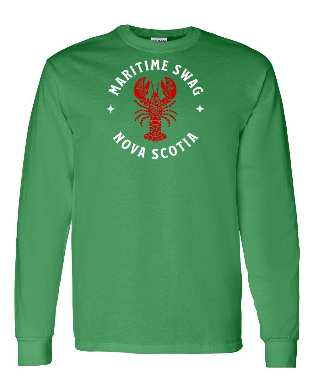 Maritime Swag Nova Scotia Mandala Red Lobster Full Long Sleeve Tee