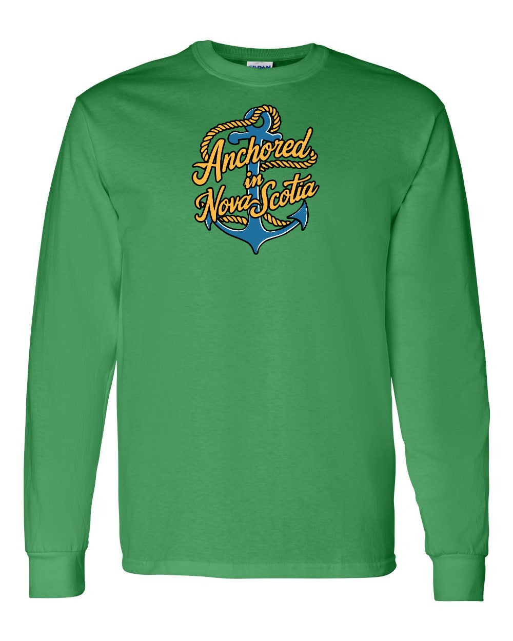 Anchored in Nova Scotia (New Design) Full Long Sleeve Tee