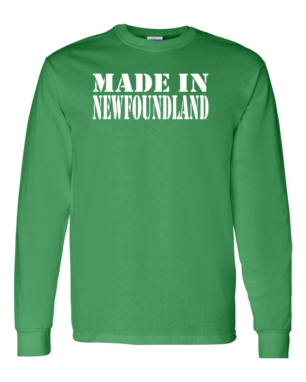 Made In Newfoundland ( White Lettering) Full Long Sleeve