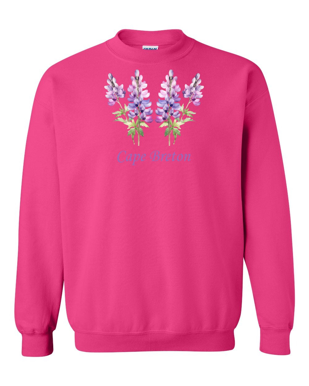 Cape Breton Lupin Full Crewneck Sweatshirt
