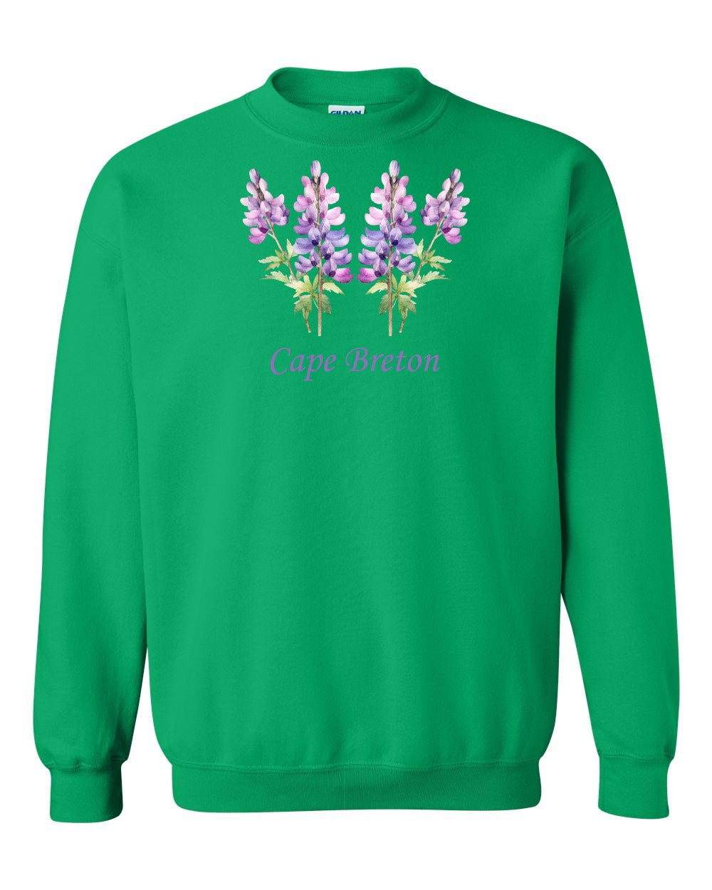 Cape Breton Lupin Full Crewneck Sweatshirt