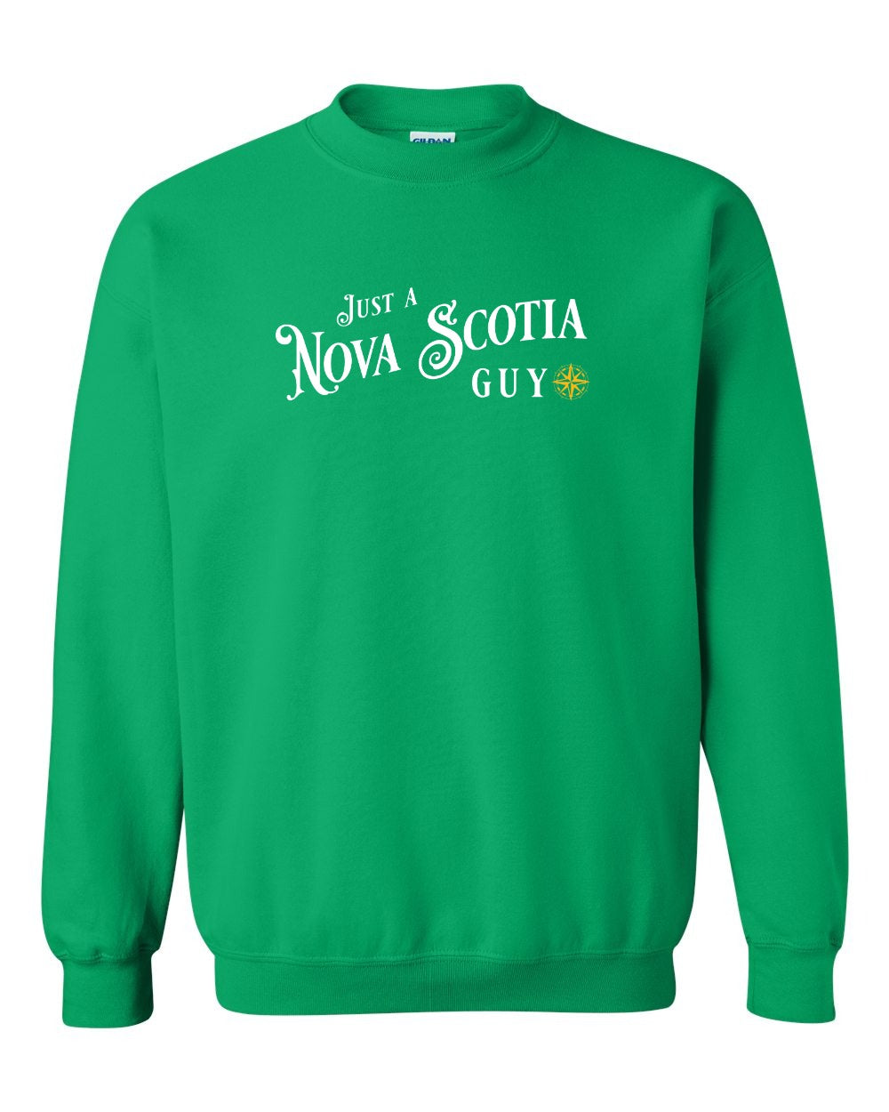 Just a Nova Scotia Guy yellow Full crew-neck