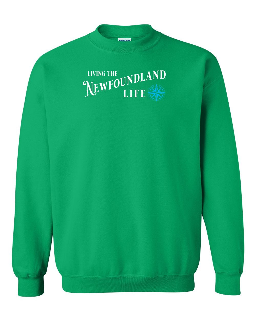 Living the Newfoundland Life blue Full Crewneck Sweatshirt