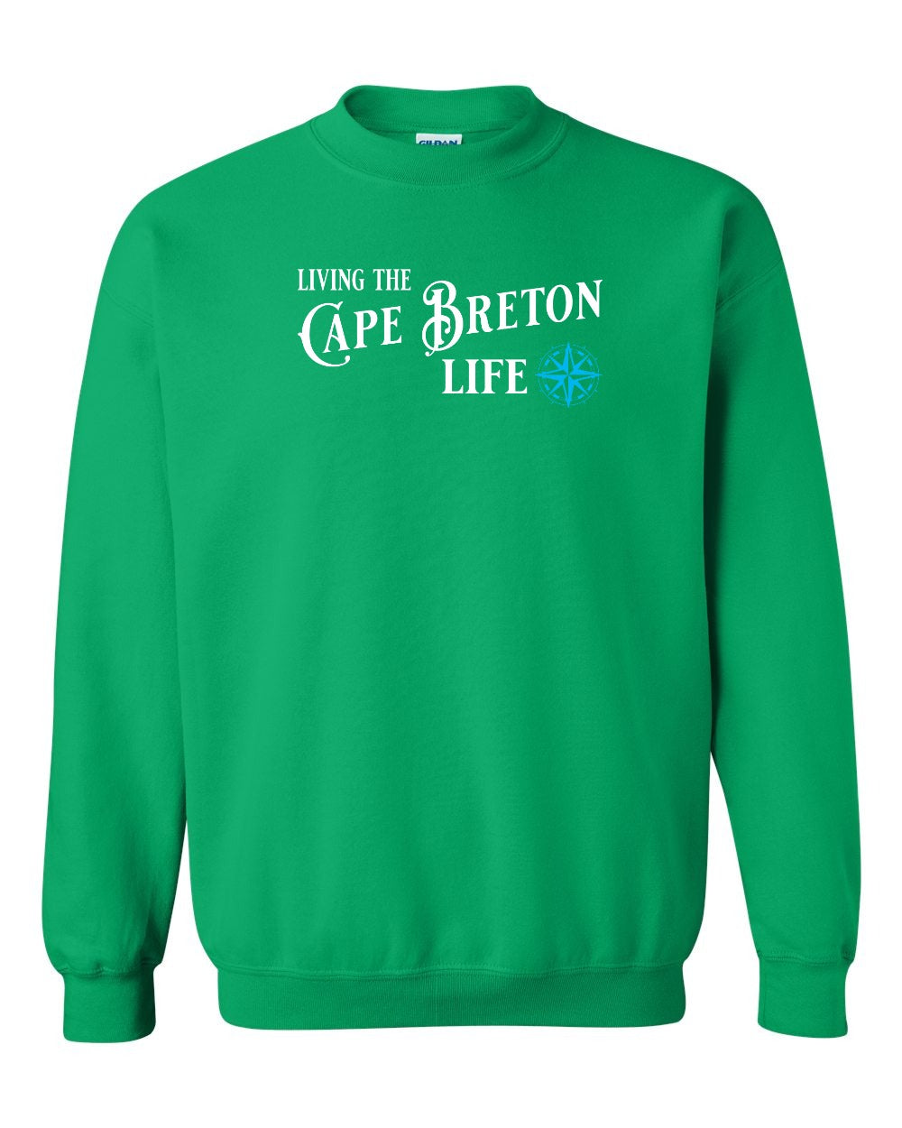 Living the Cape Breton Life blue Full Crewneck Sweatshirt