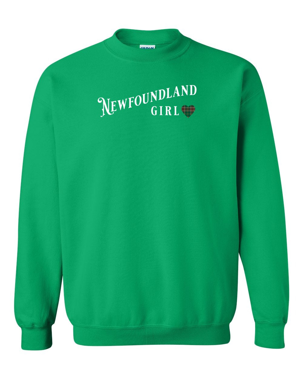 Newfoundland Girl Tartan Full Crewneck Sweatshirt