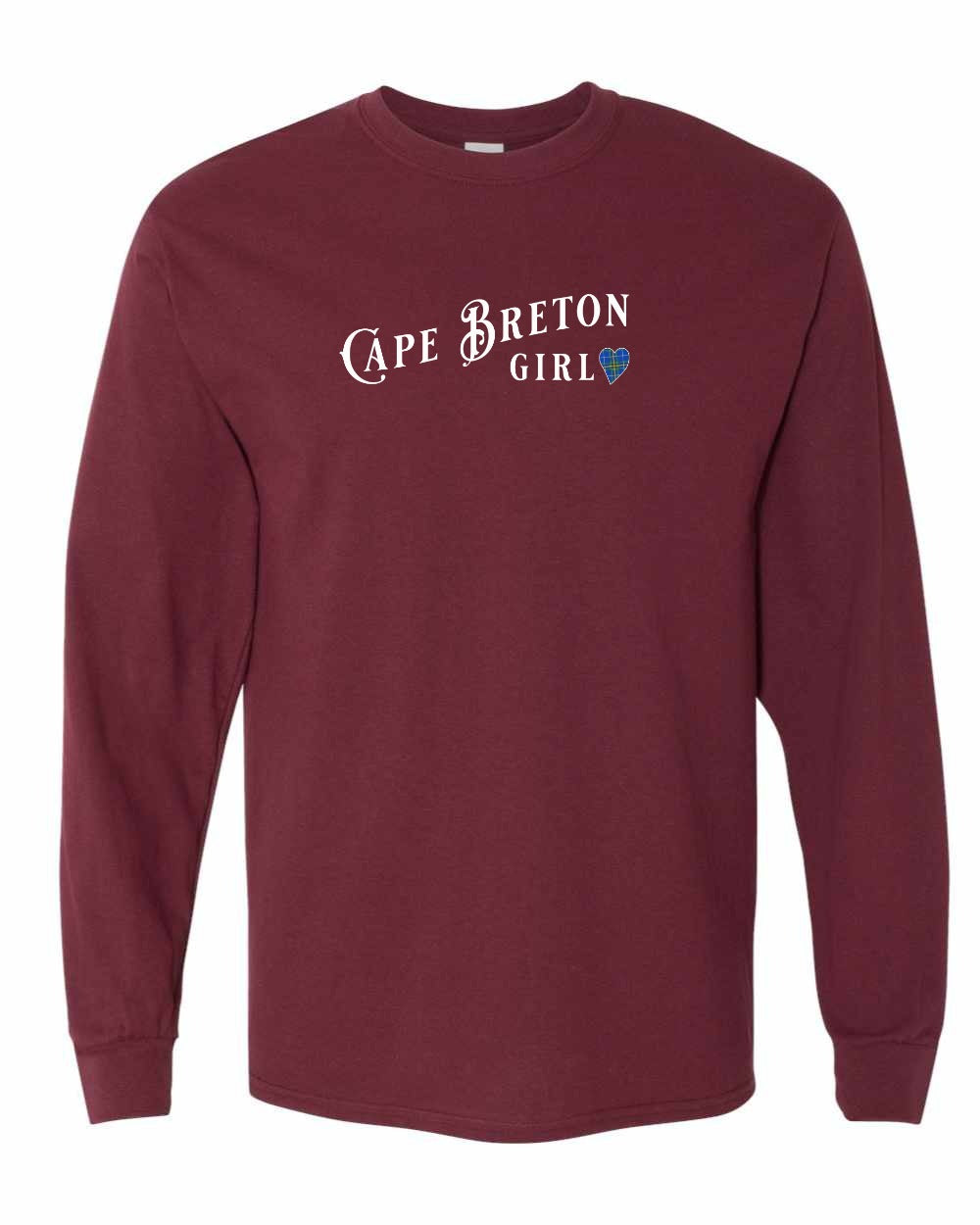 Cape Breton Girl Tartan Full Long Sleeve Tee