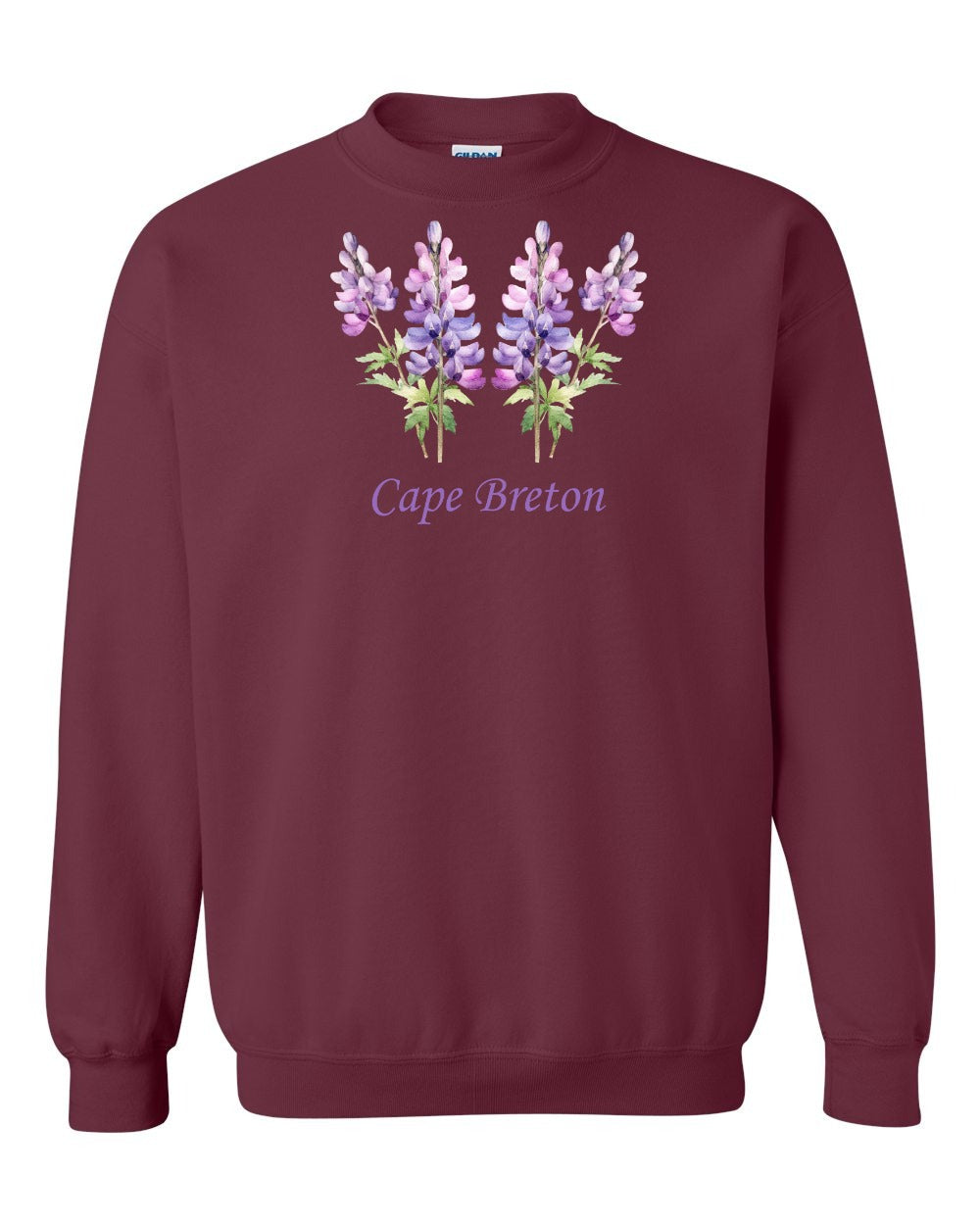 Cape Breton Lupin Full Crewneck Sweatshirt