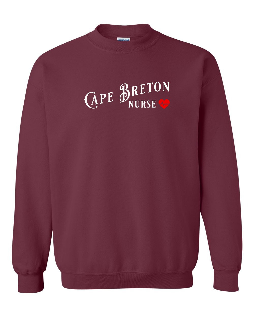 Cape Breton Nurse Full Crewneck Sweatshirt