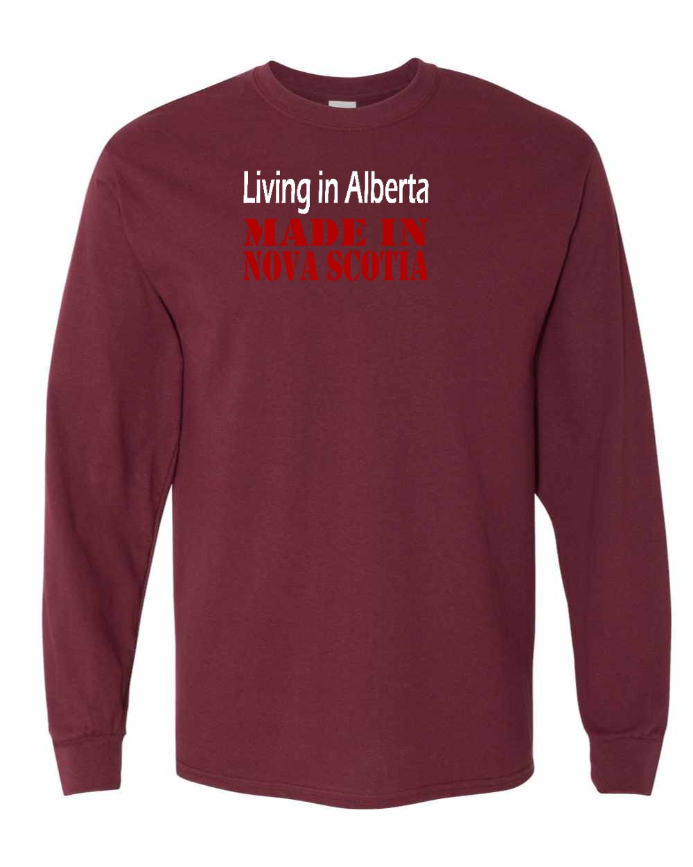 Living Alberta Made in Nova Scotia Full Long Sleeve Tee