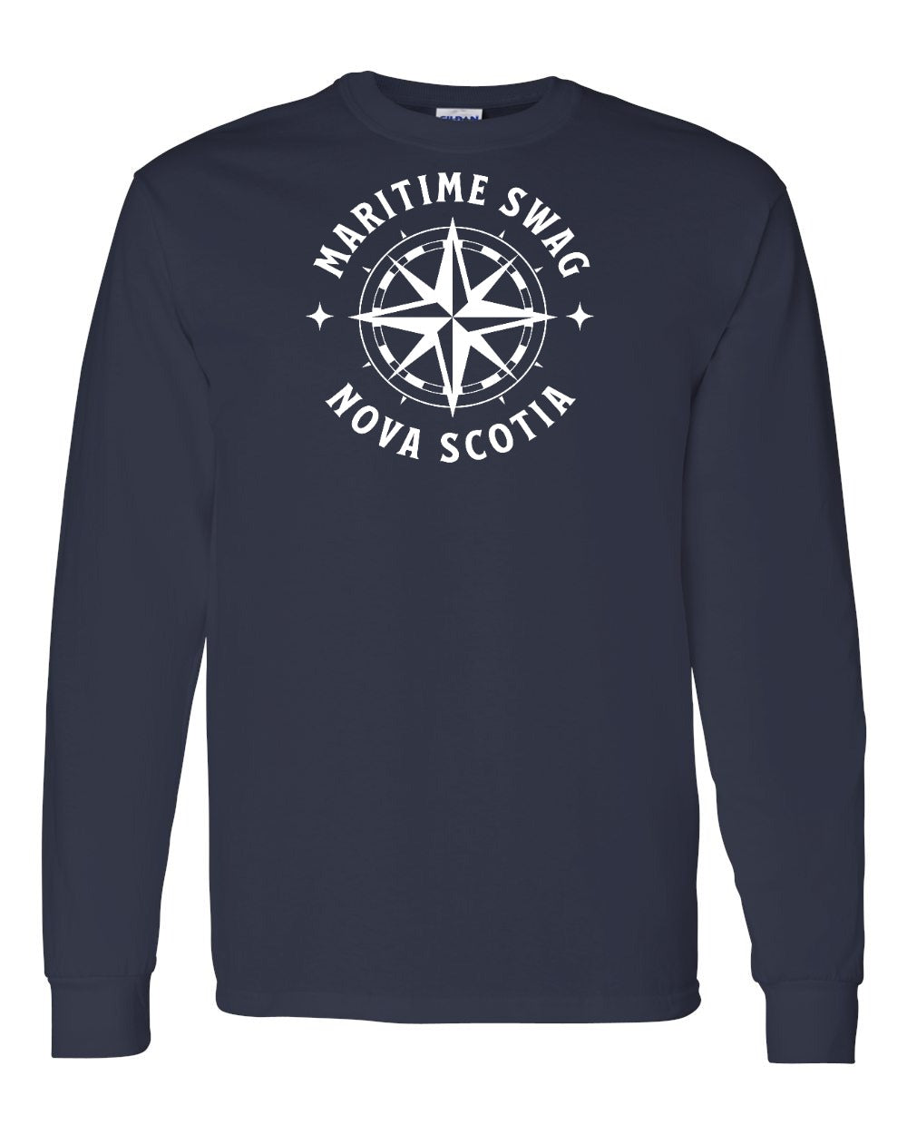 Maritime Swag Nova Scotia Compass Full Long Sleeve Tee