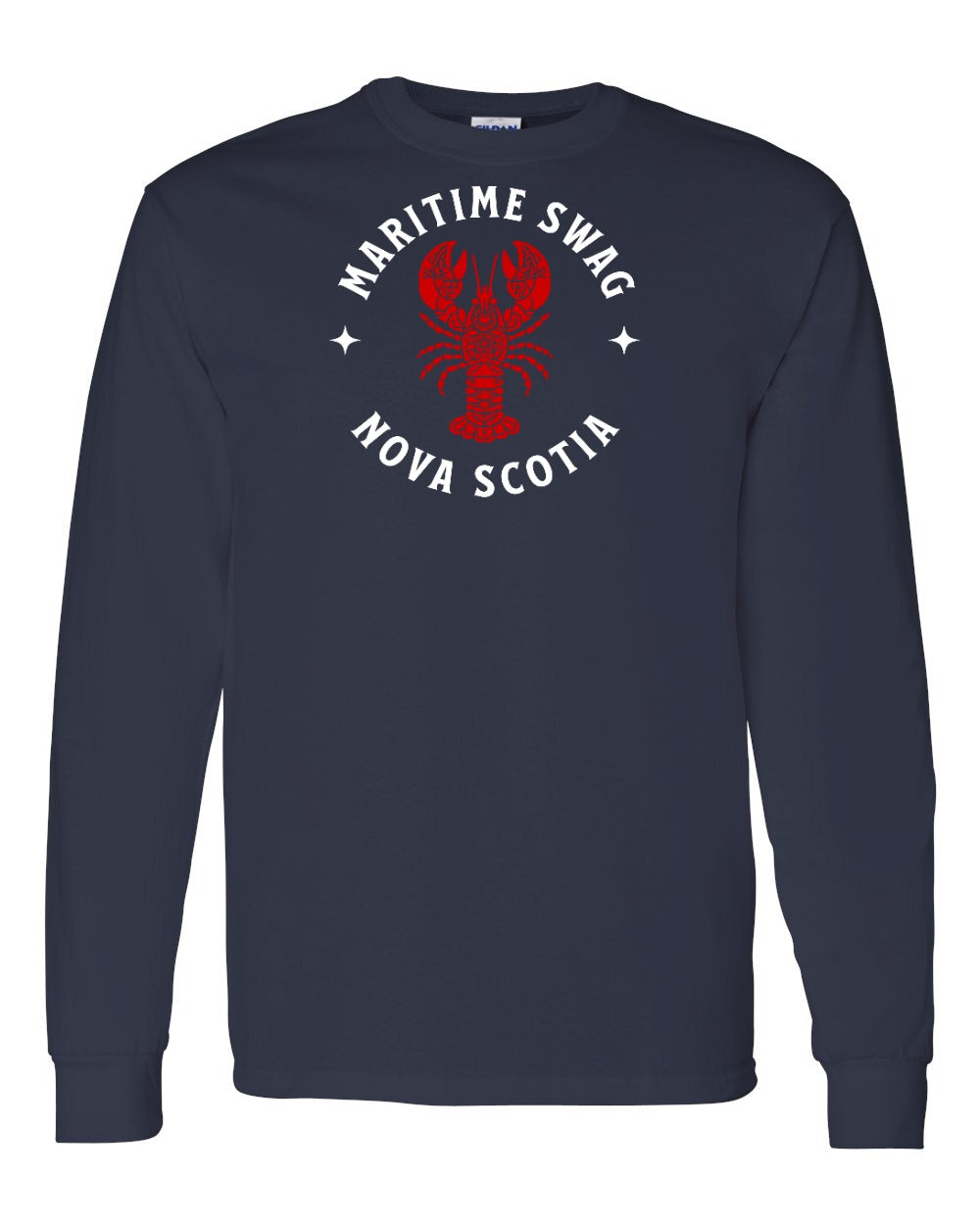 Maritime Swag Nova Scotia Mandala Red Lobster Full Long Sleeve Tee