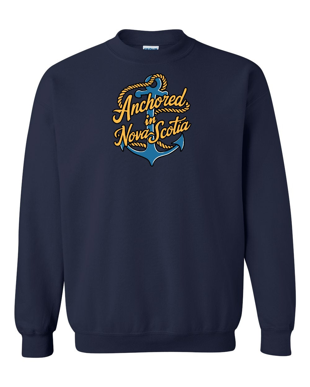 Anchored in Nova Scotia (New Design) Full crew-neck