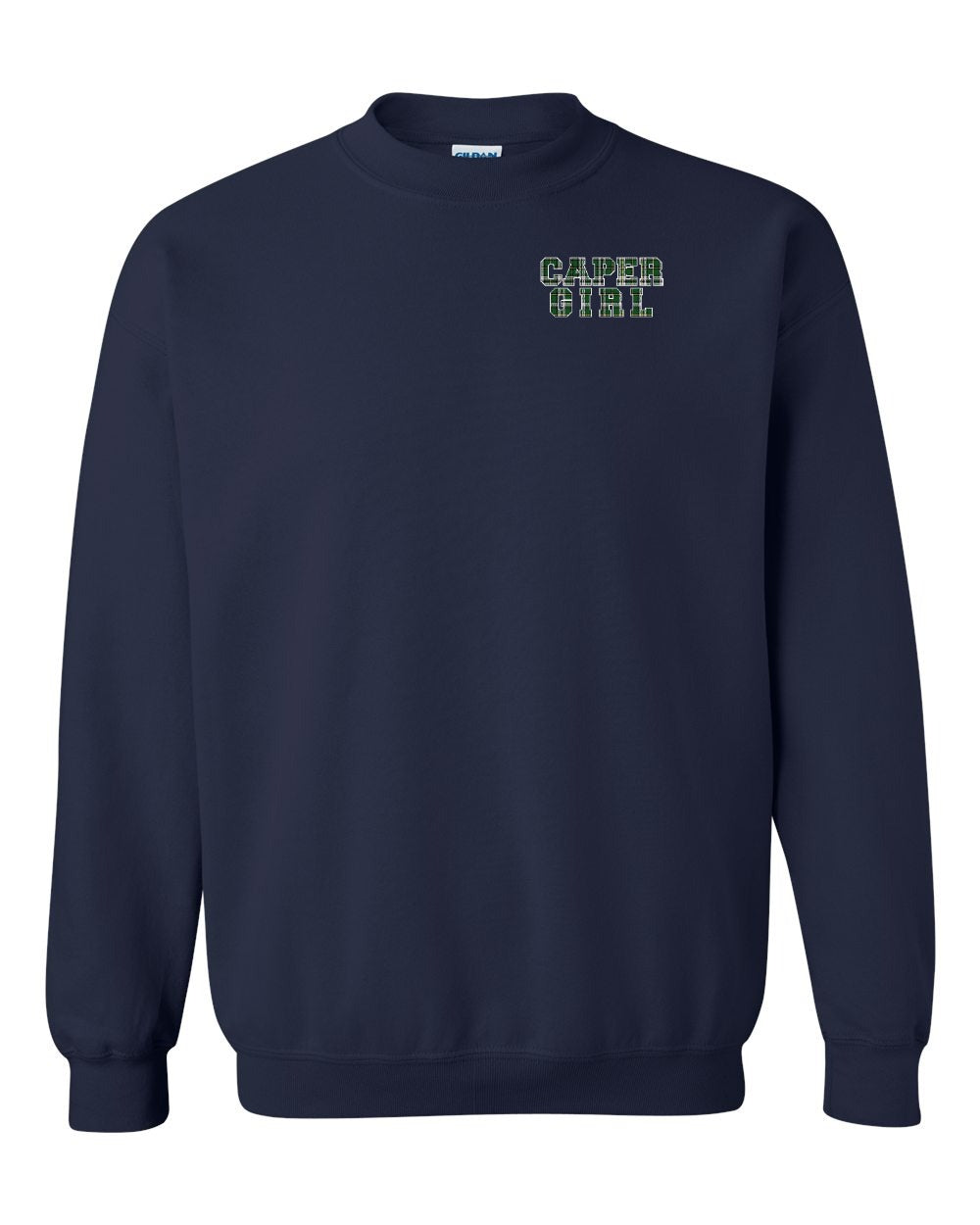 Caper Girl Left Chest Crewneck Sweatshirt