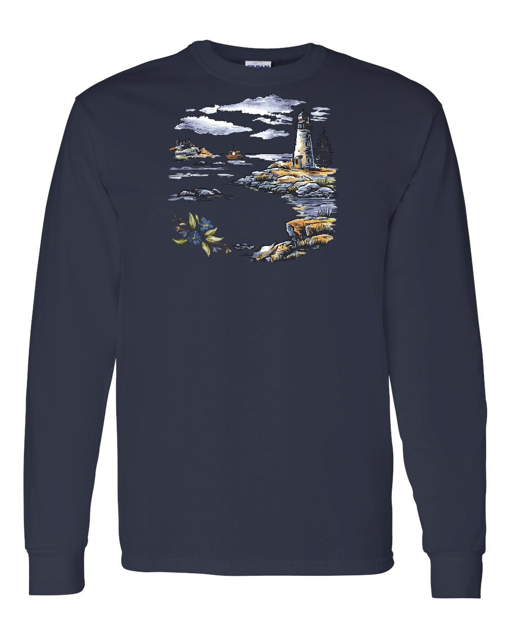Maritime Serenity Nova Scotia Full Long Sleeve Tee