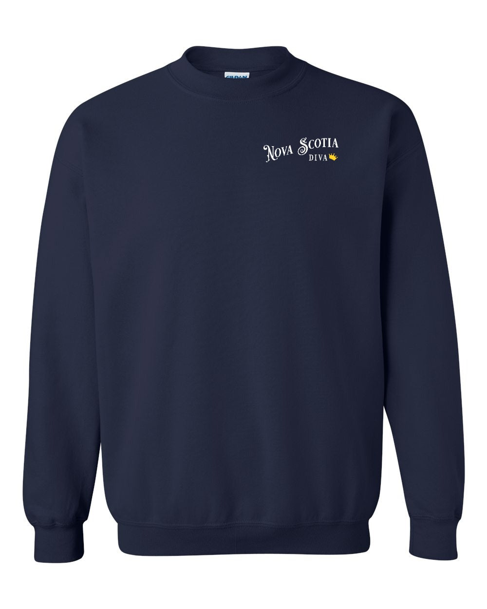 Nova Scotia Diva Left Chest crew-neck