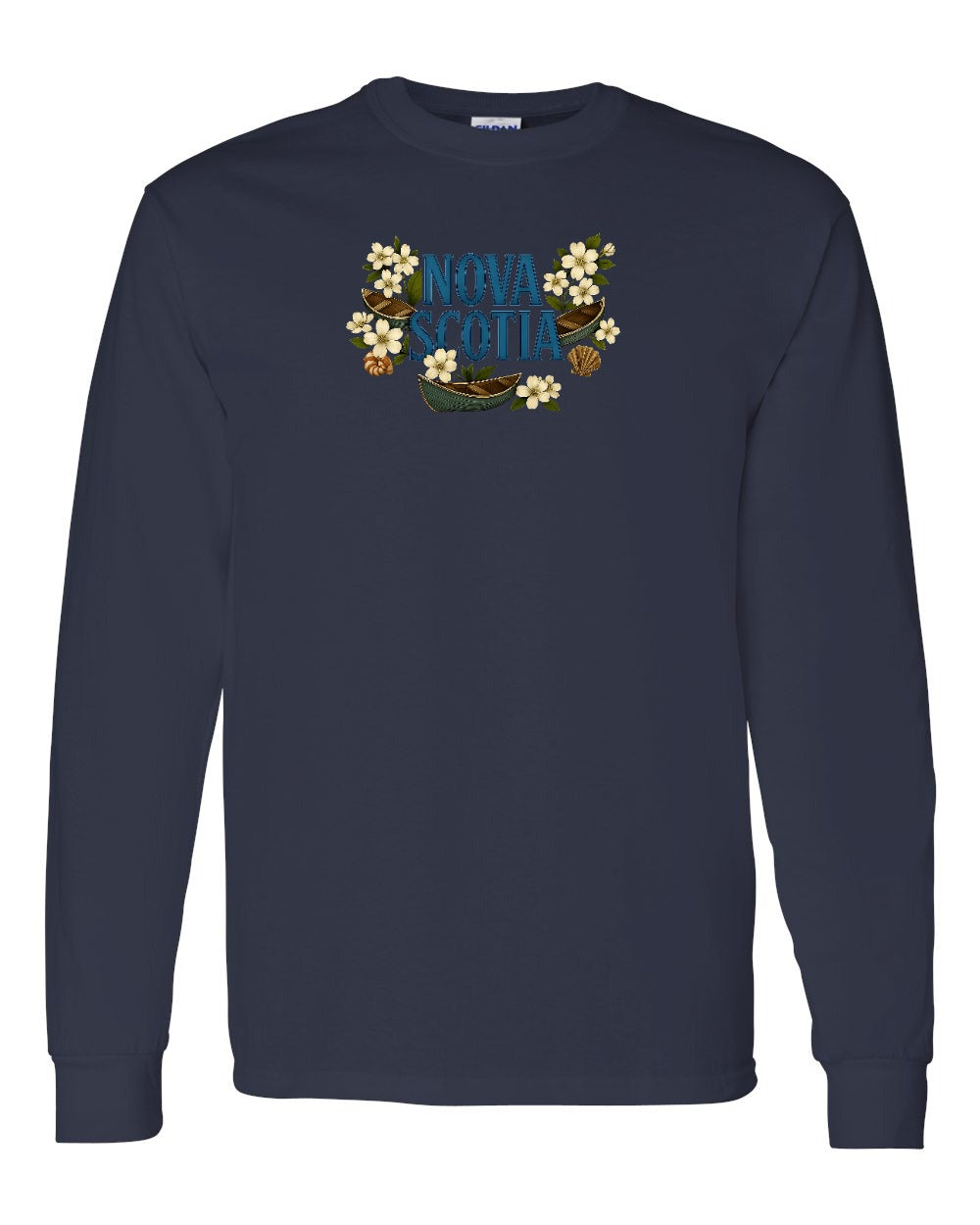 Nova Scotia Flowers Full Long Sleeve Tee
