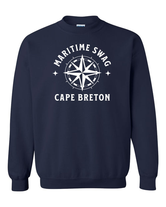 Maritime Swag Cape Breton Compass Full Crewneck Sweatshirt