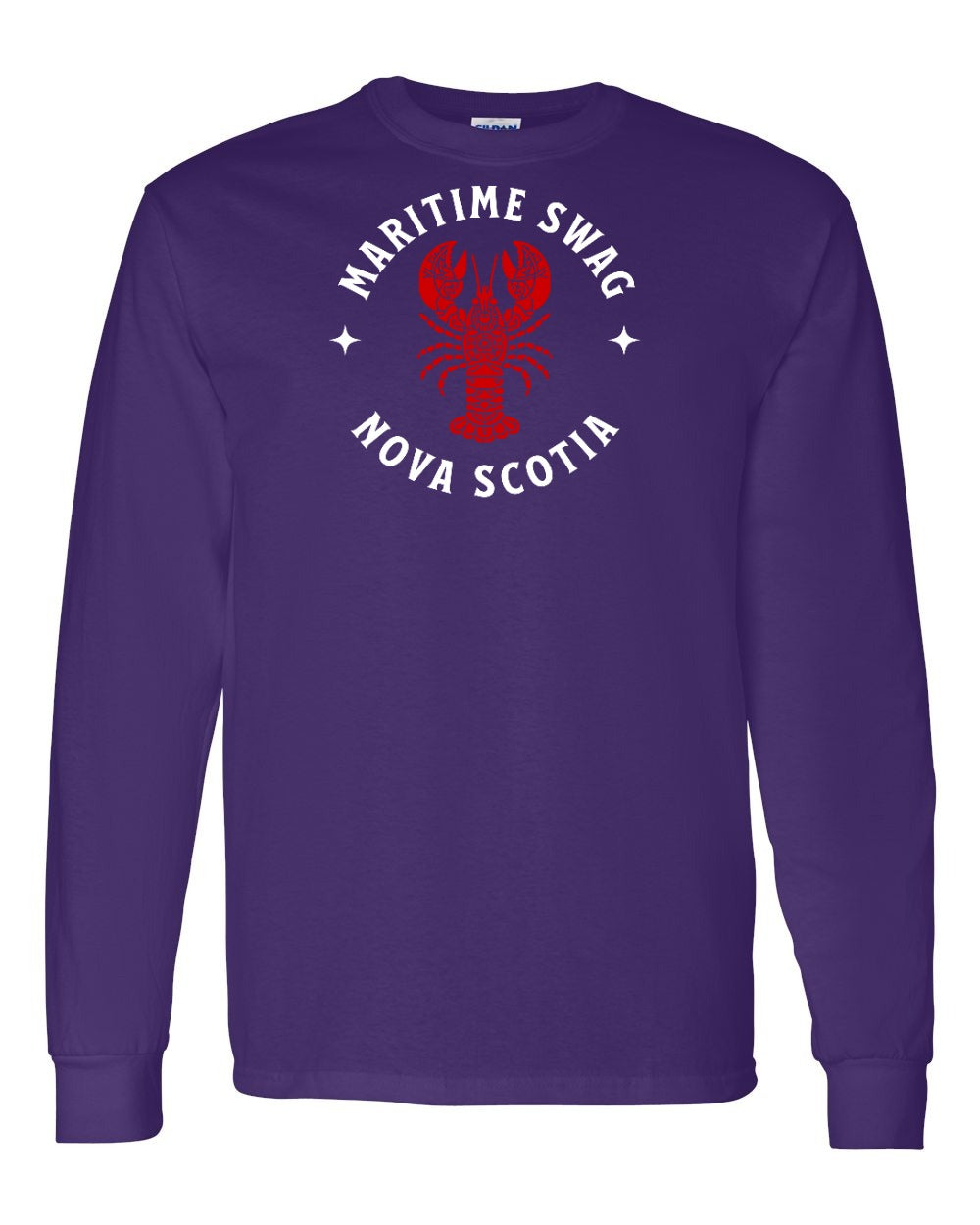 Maritime Swag Nova Scotia Mandala Red Lobster Full Long Sleeve Tee