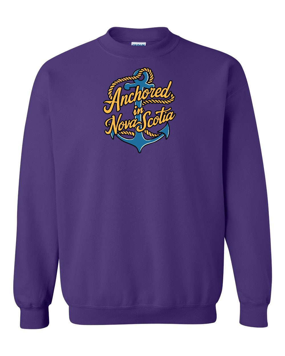 Anchored in Nova Scotia (New Design) Full crew-neck
