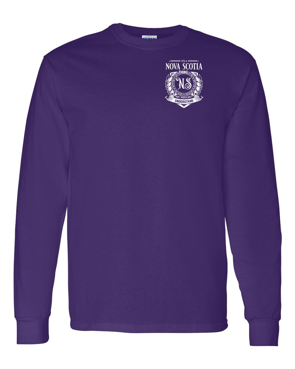It's A Nova Scotia Thing Left Chest Long Sleeve Tee