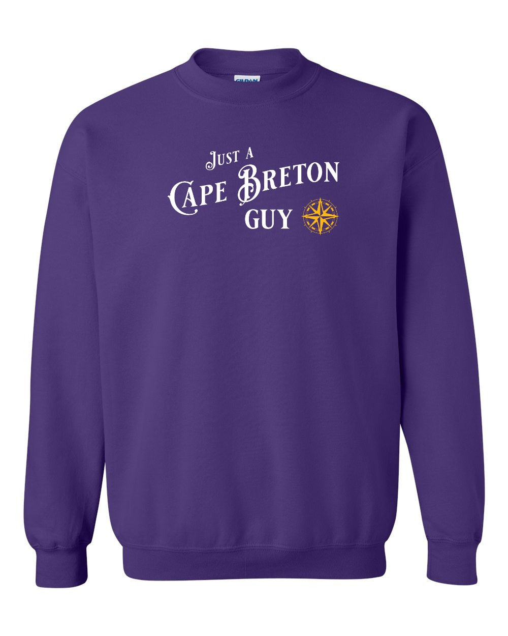 Just a Cape Breton Guy yellow Full Crewneck Sweatshirt