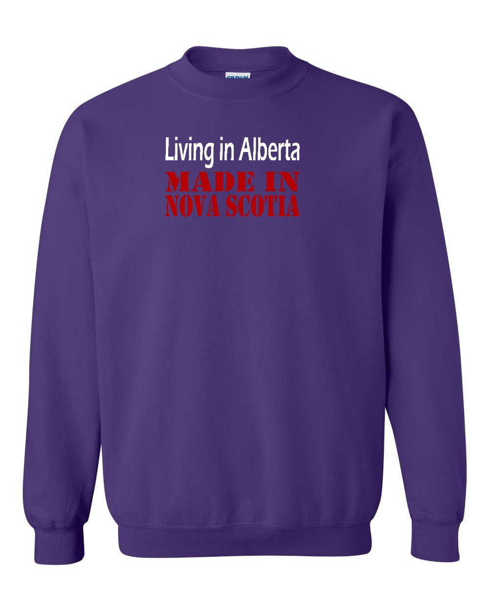Living Alberta Made in Nova Scotia Full crew-neck