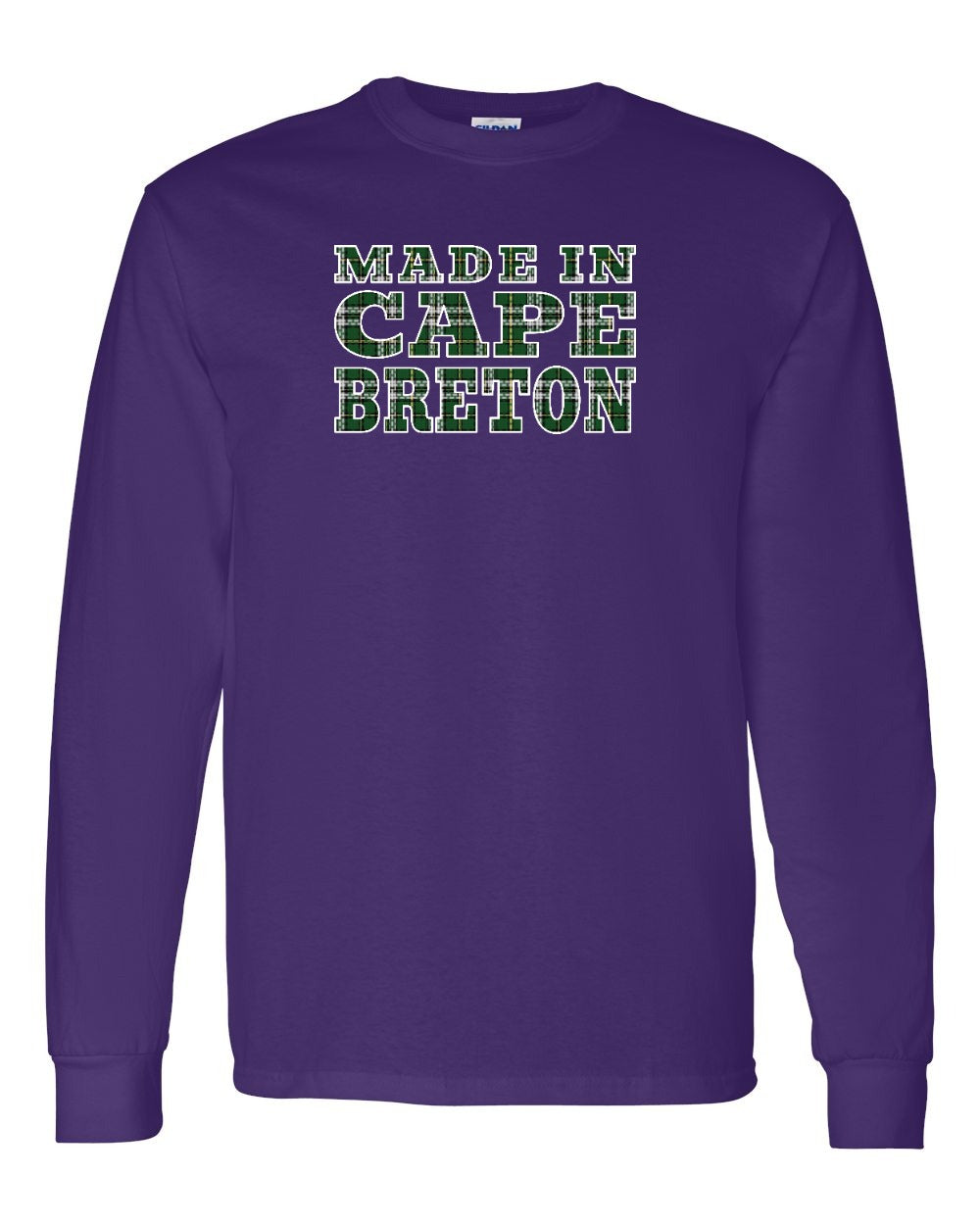Made In Cape Breton Tartan Full Long Sleeve Tee