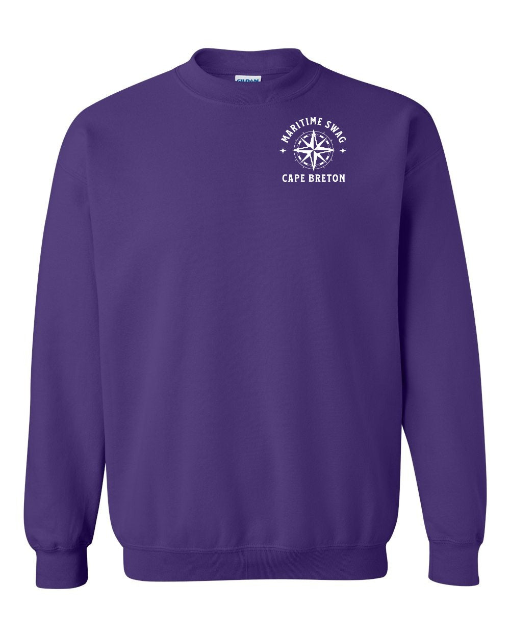 Maritime Swag Cape Breton Compass Left Chest Crewneck Sweatshirt