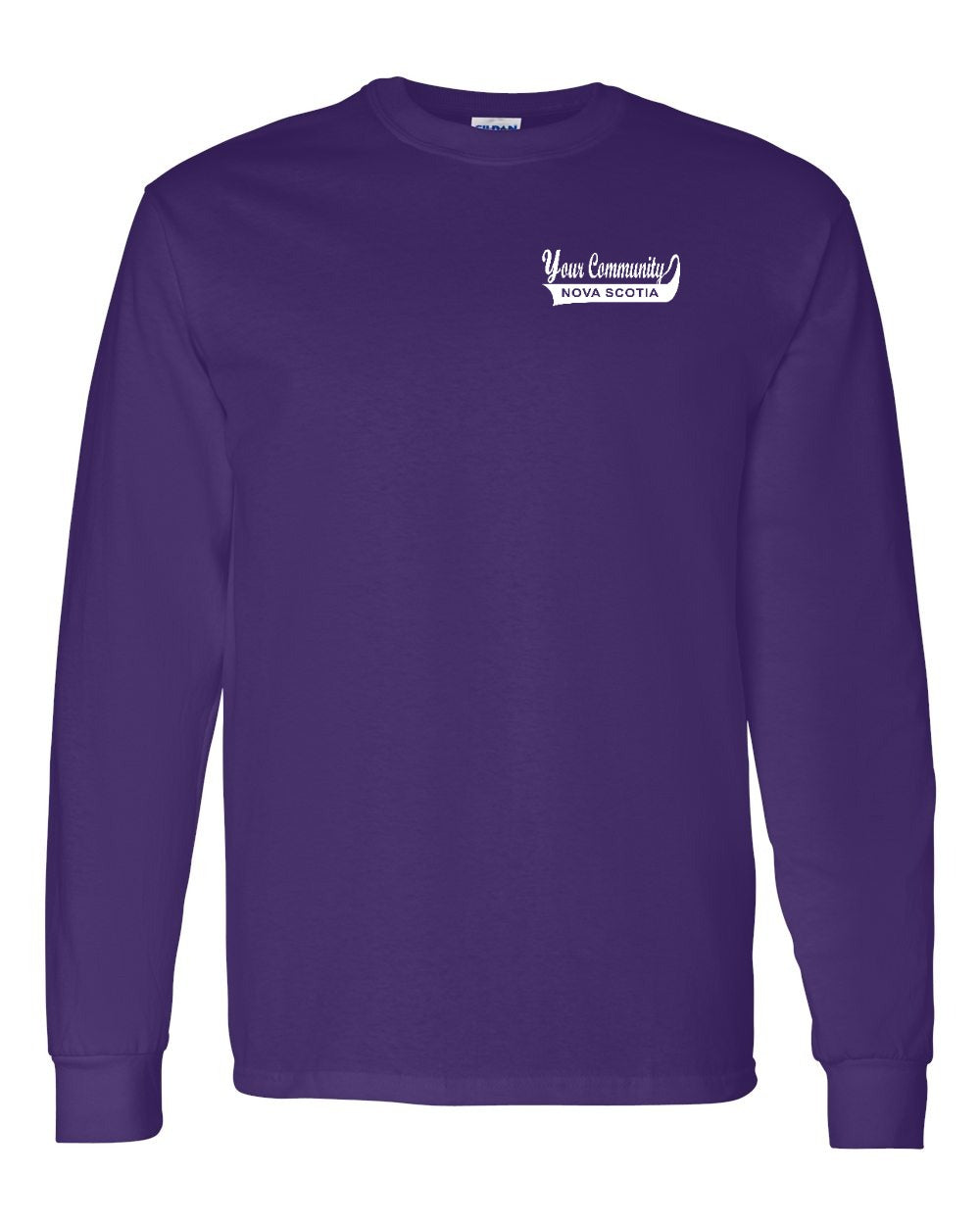Your Community Swoop (Nova Scotia) Left Chest and Back Long Sleeve Tee