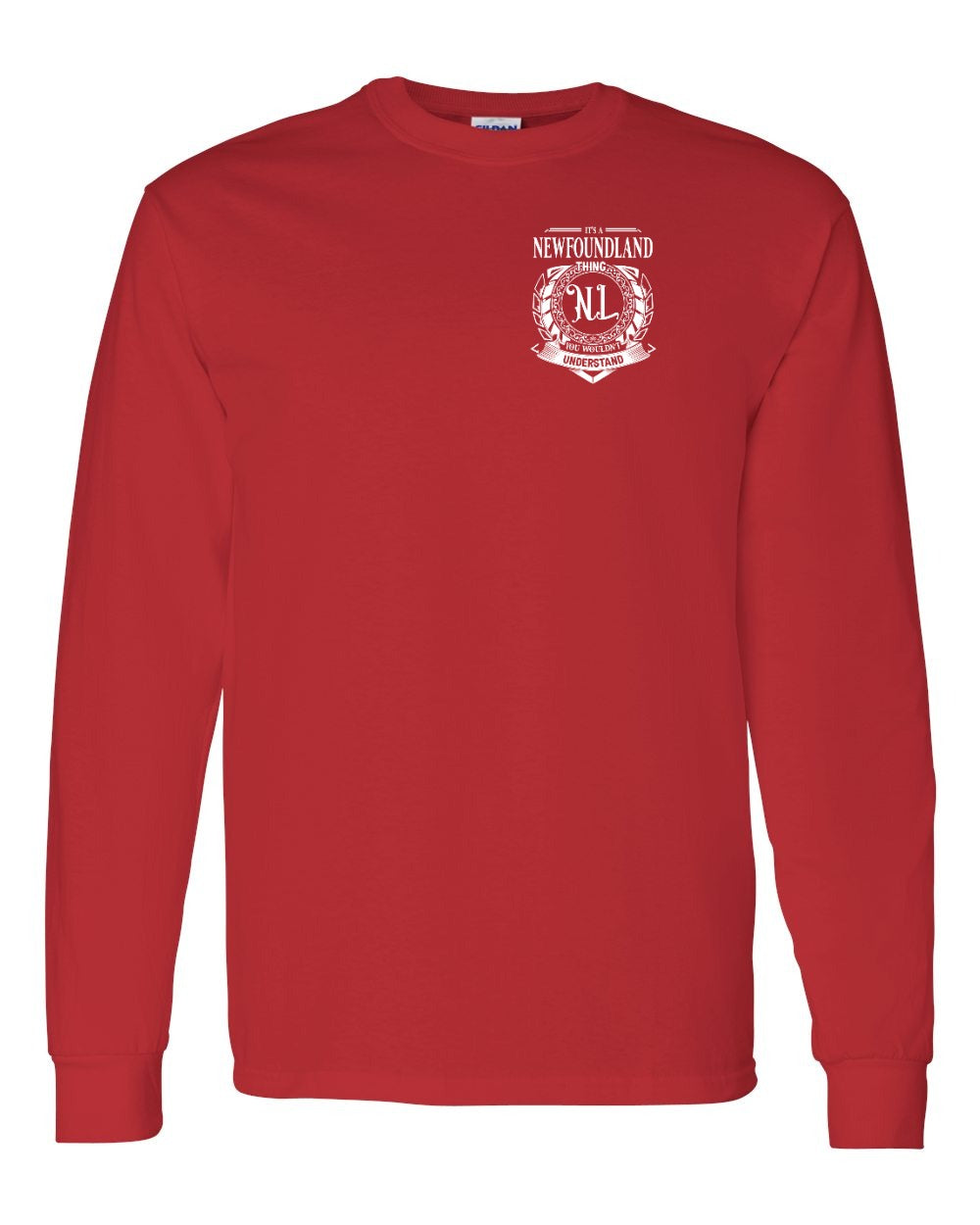 It's  A Newfoundland Thing Left Chest Long Sleeve