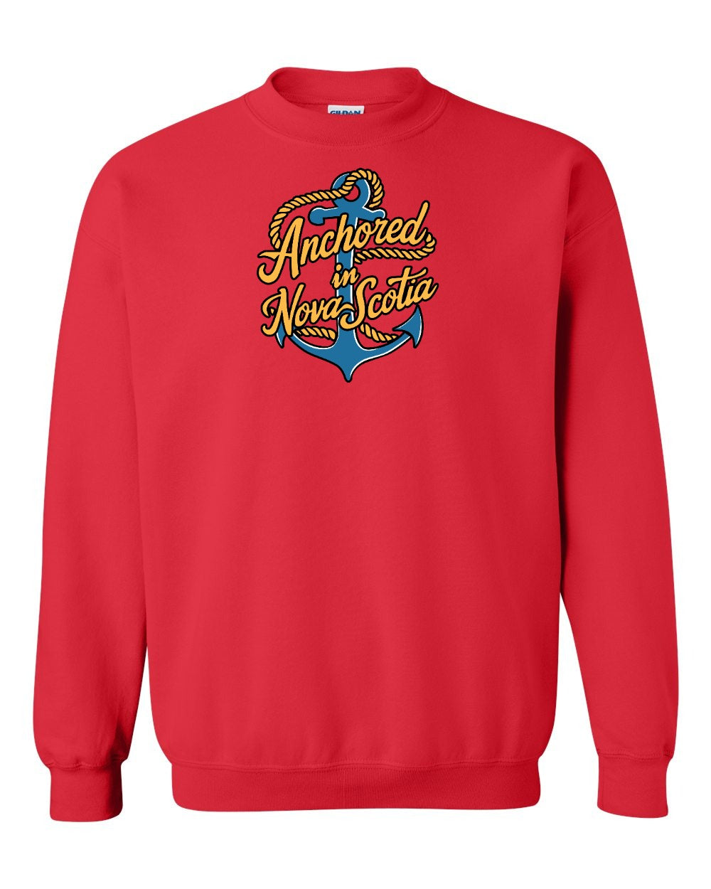 Anchored in Nova Scotia (New Design) Full crew-neck