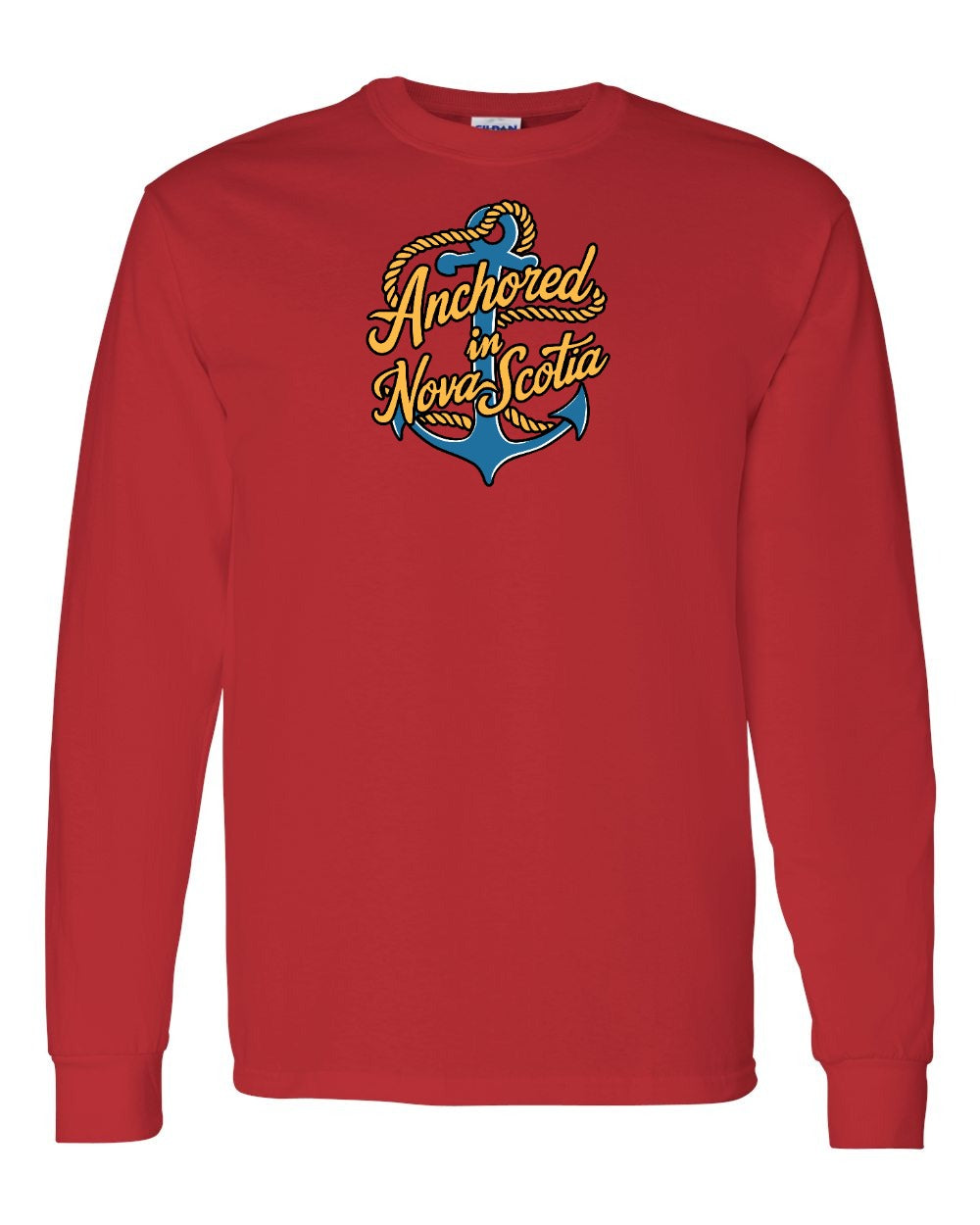 Anchored in Nova Scotia (New Design) Full Long Sleeve Tee
