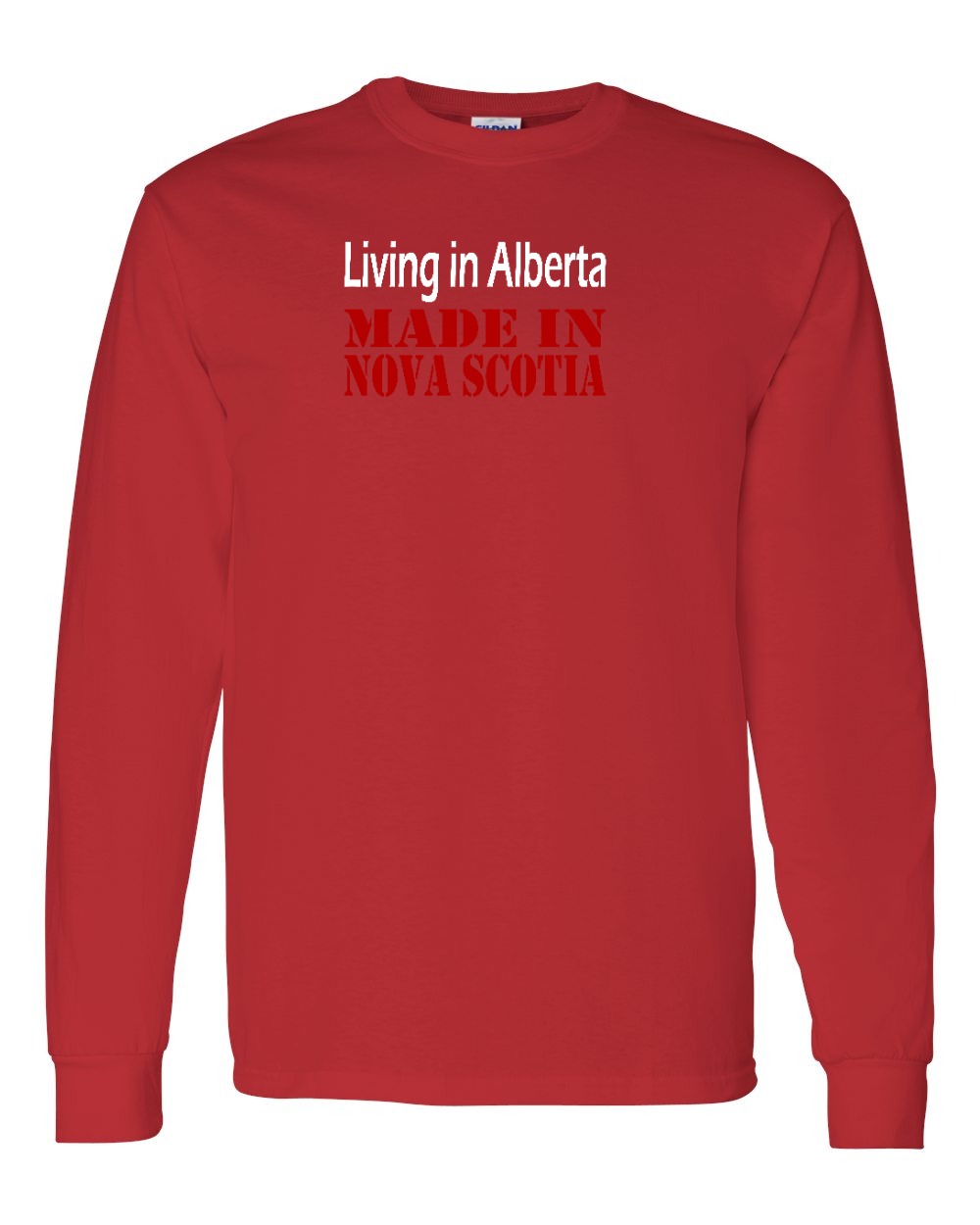 Living Alberta Made in Nova Scotia Full Long Sleeve Tee