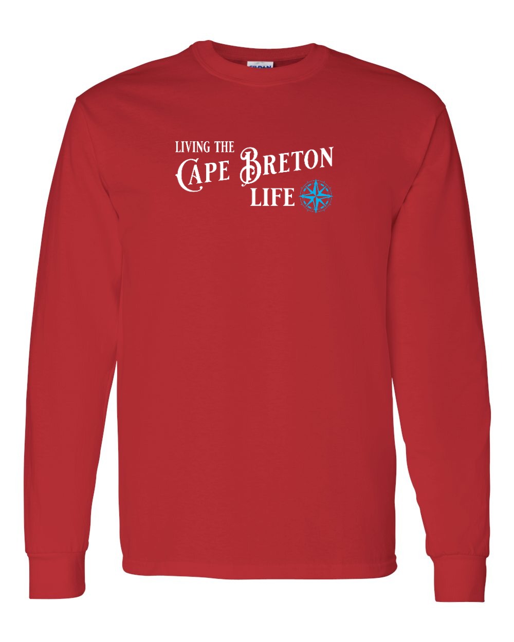 Living the Cape Breton Life blue Full Long Sleeve Tee