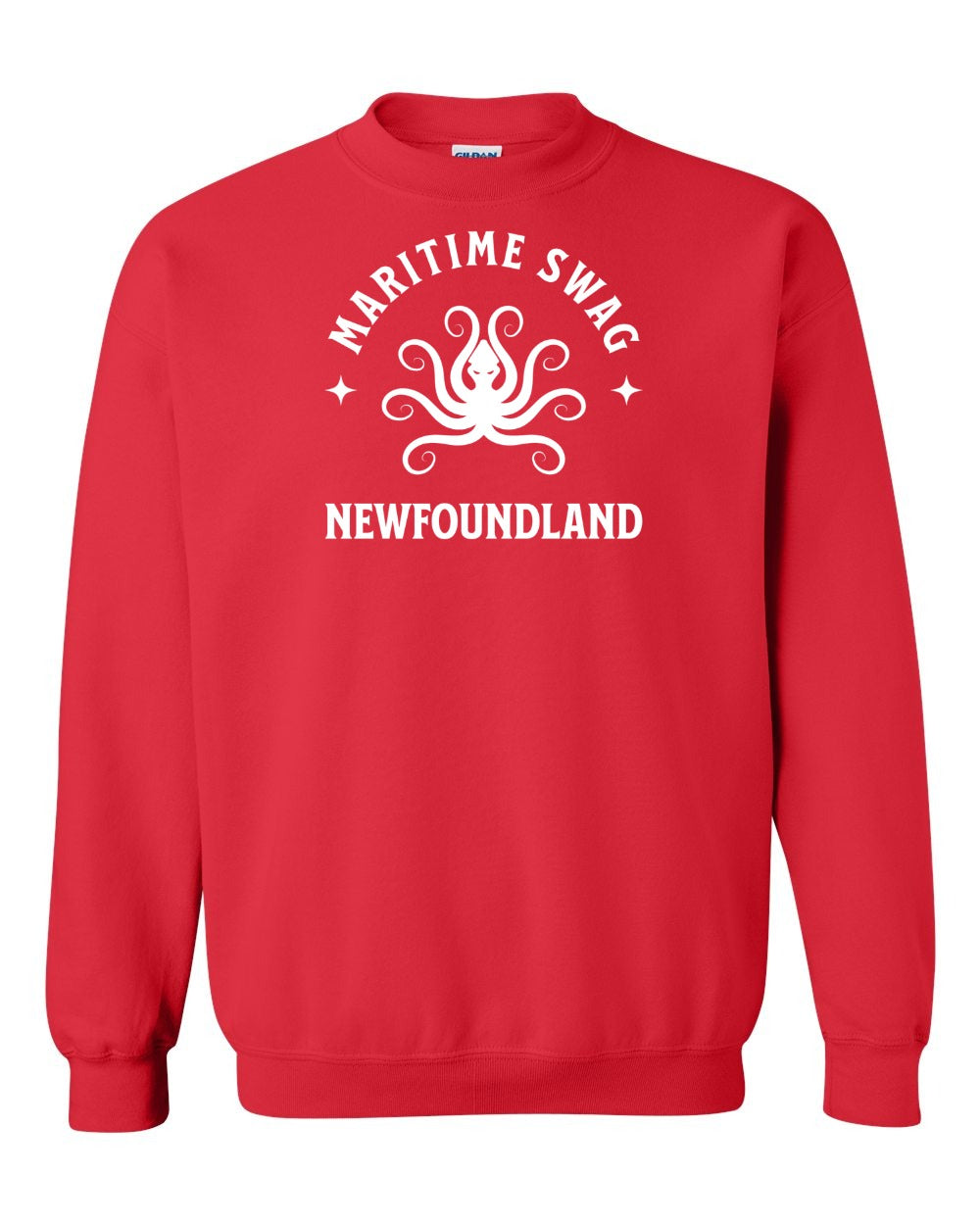 Maritime Swag Newfoundland Octopus Full Crewneck Sweatshirt