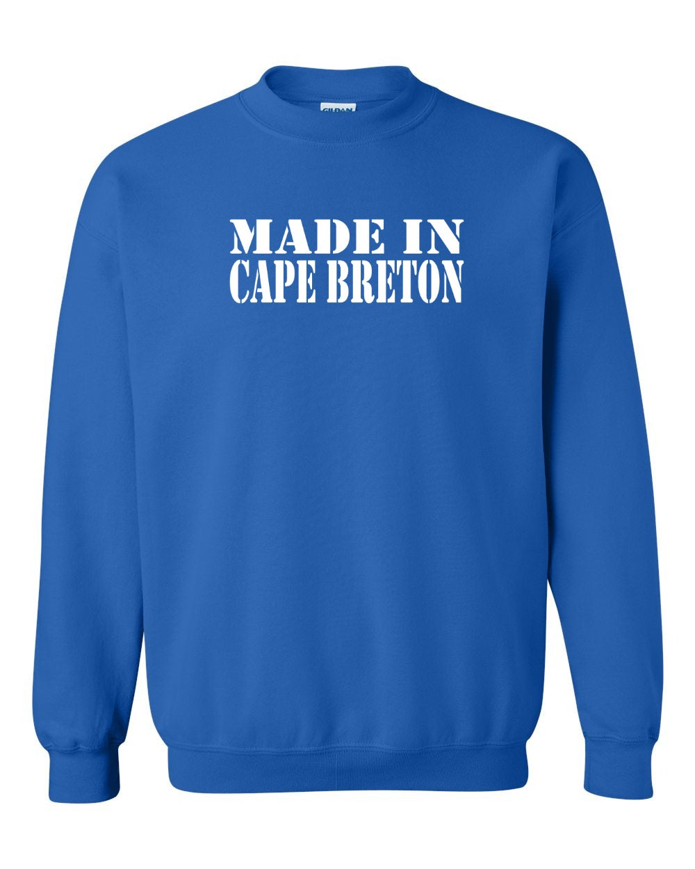 Made In Cape Breton White Full Crewneck Sweatshirt