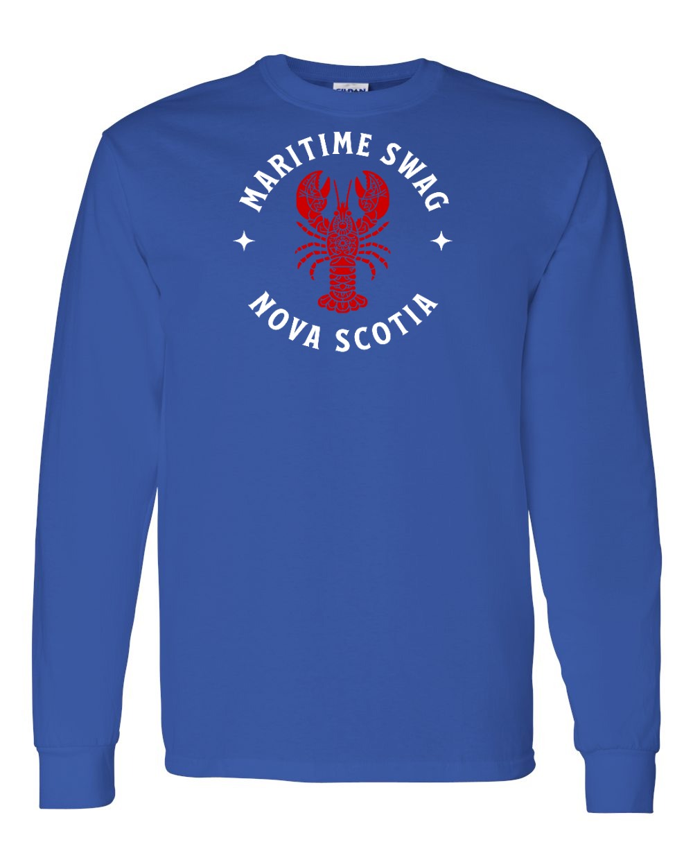 Maritime Swag Nova Scotia Mandala Red Lobster Full Long Sleeve Tee