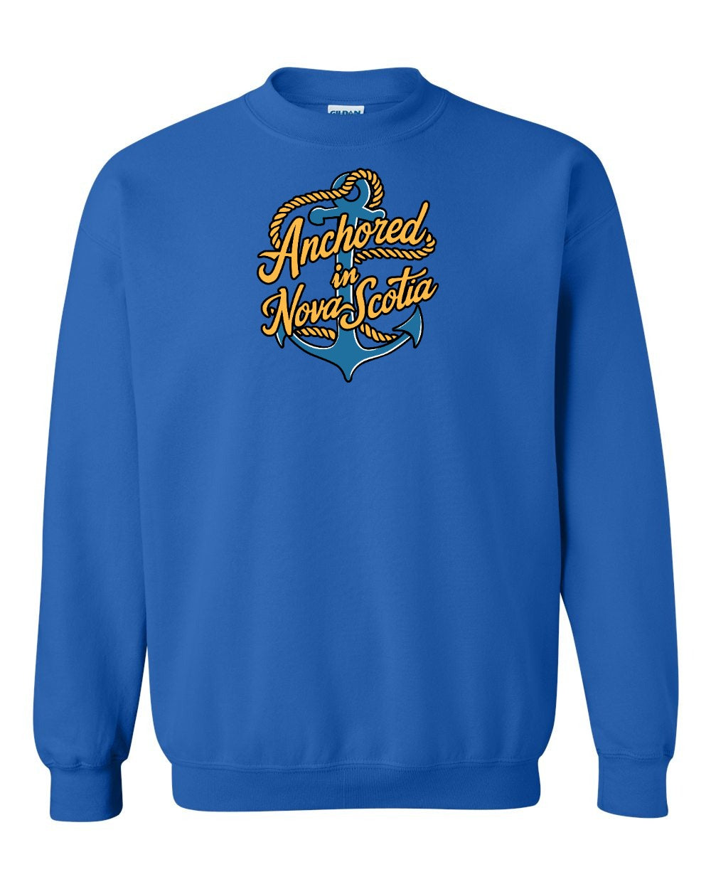 Anchored in Nova Scotia (New Design) Full crew-neck
