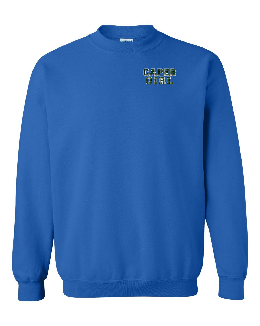Caper Girl Left Chest Crewneck Sweatshirt