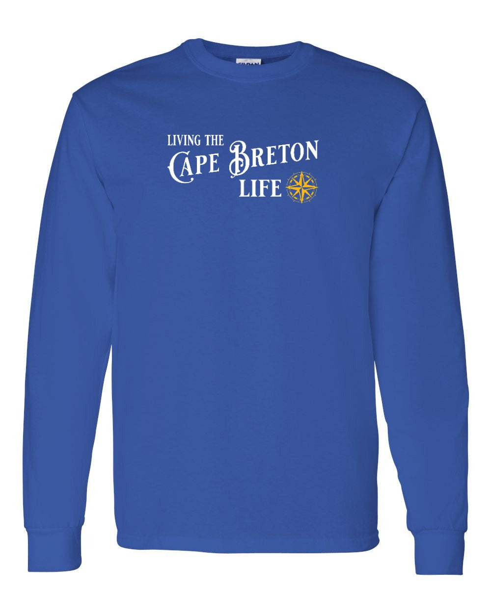 Living the Cape Breton Life yellow Full Long Sleeve Tee