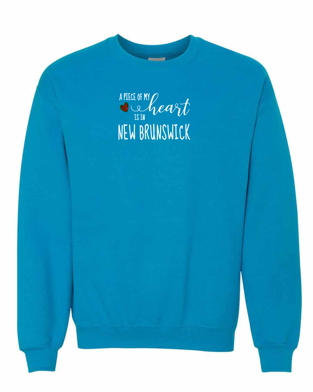 A piece of my Heart Tartan NB Crewneck Sweatshirt